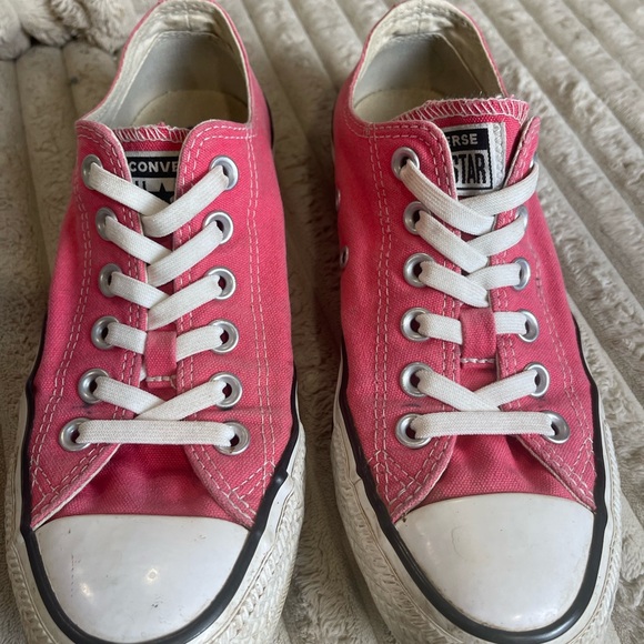 Converse Shoes - Converse Pink and White Athletic Shoes